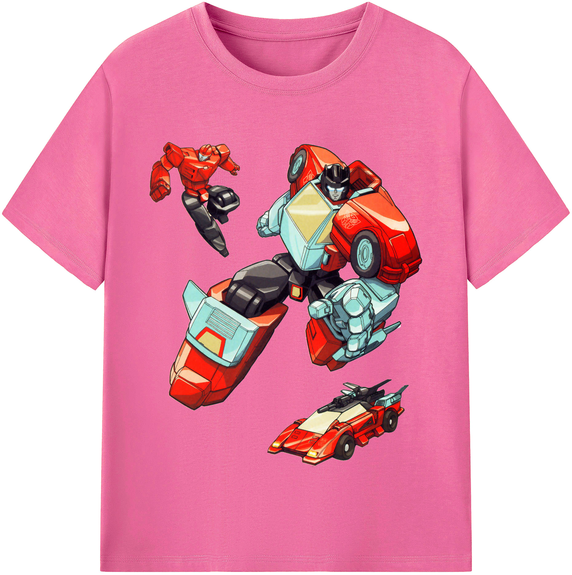 （画像用）  レディースカジュアルプリントTシャツ（綿100％）
